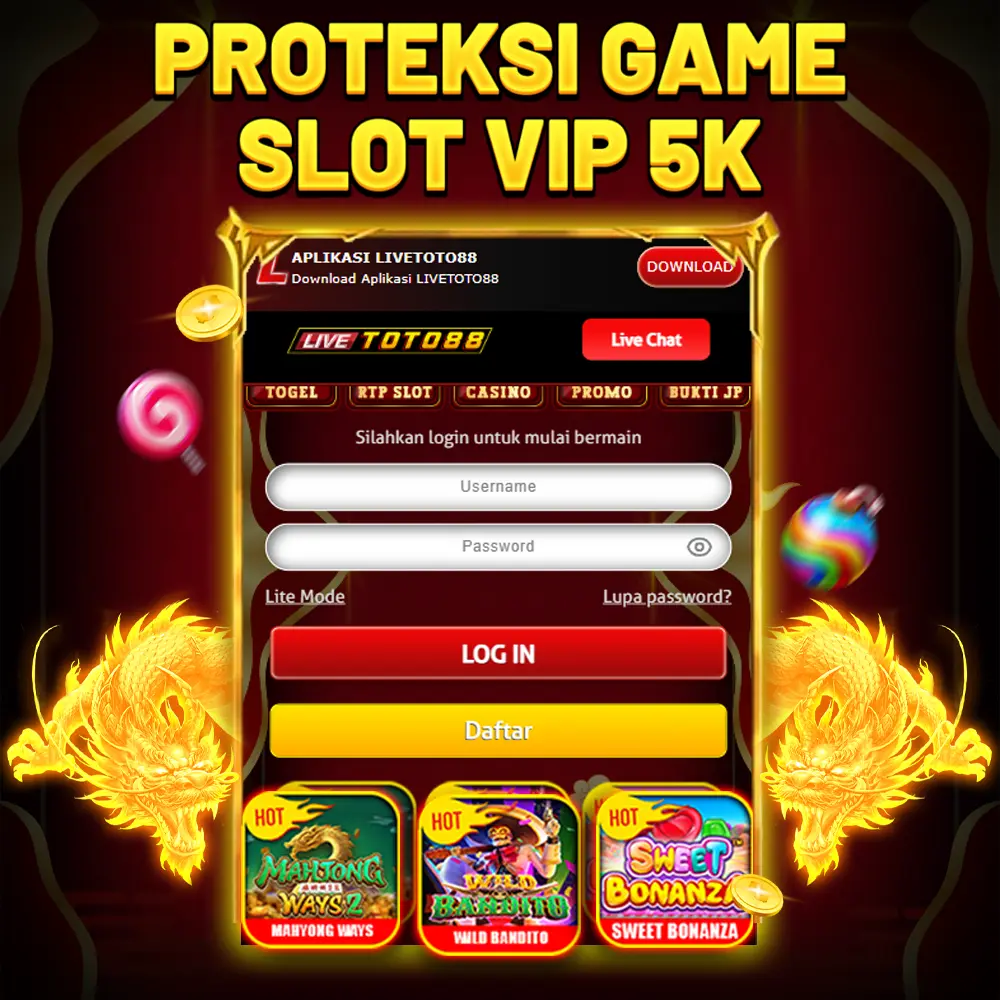 LIVETOTO88 🔐 Proteksi Akun Login Game Slot VIP 5K